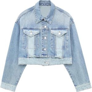 Zara Light Blue Denim Jacket